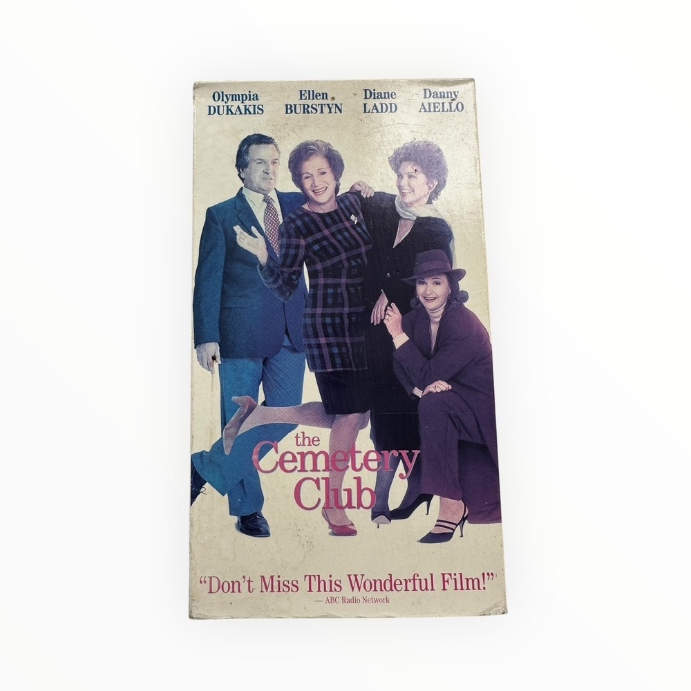 The Cemetery Club‎ VHS Movie 1993 Touchstone Home Video Olympia Dukakis PG-13